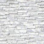 Calacatta Cressa 3D Honed Ledger Panel - image 1