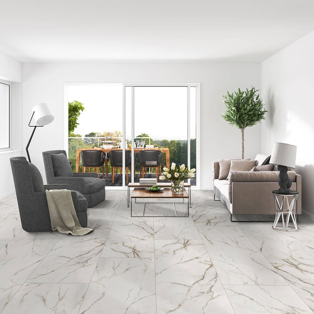 Kaya Calacatta Lucca Porcelain Tile - image 8