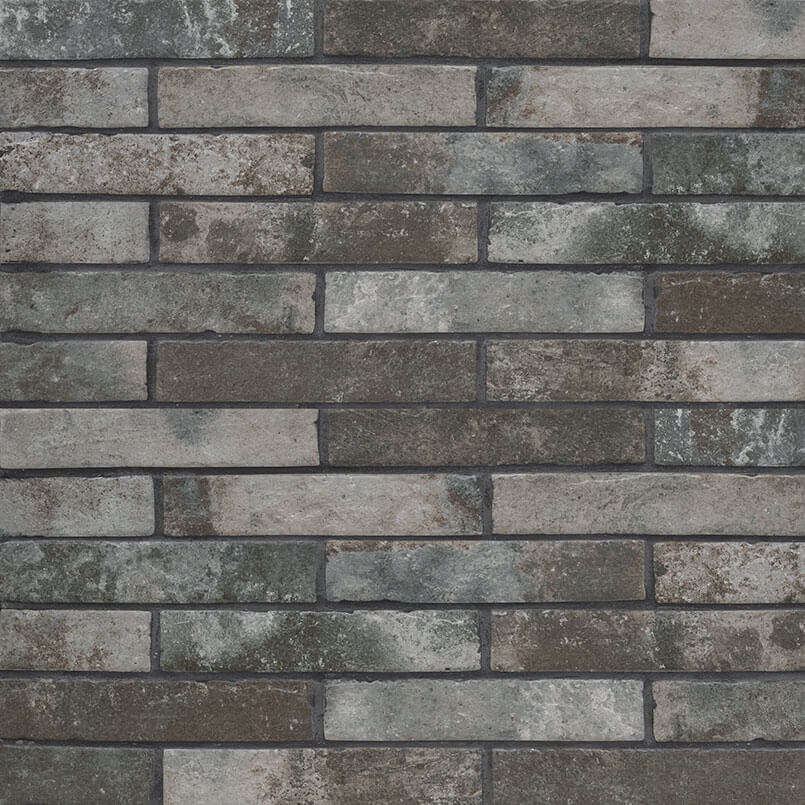 Brickstone Capella Charcoal 2"x10" Porcelain Tile - image 2