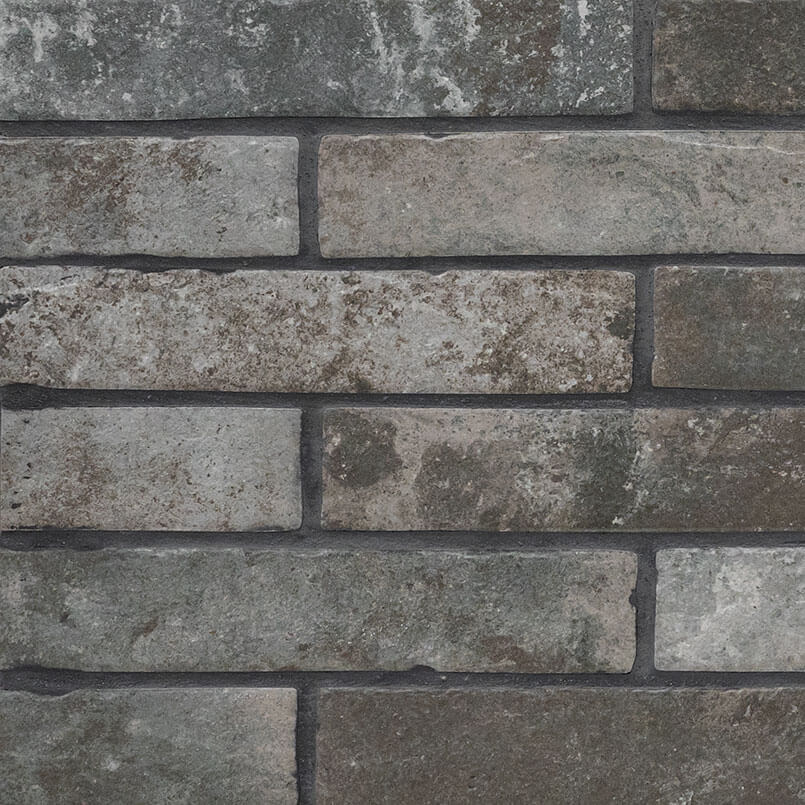 Brickstone Capella Charcoal 2"x10" Porcelain Tile - image 1