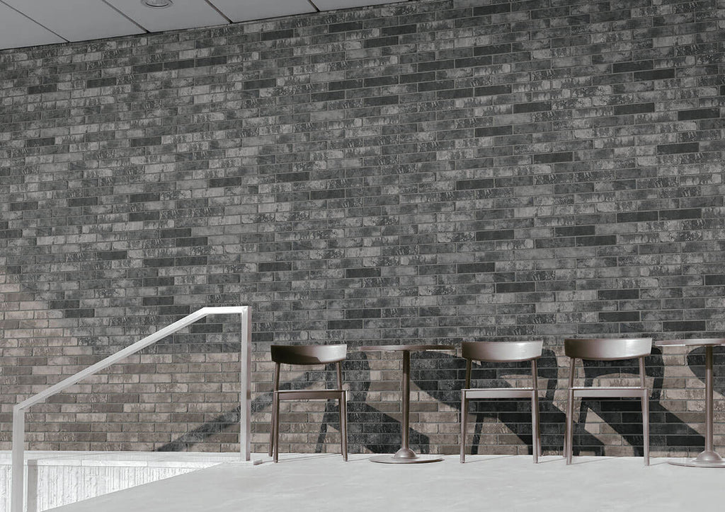 Brickstone Capella Charcoal 2"x10" Porcelain Tile - image 5
