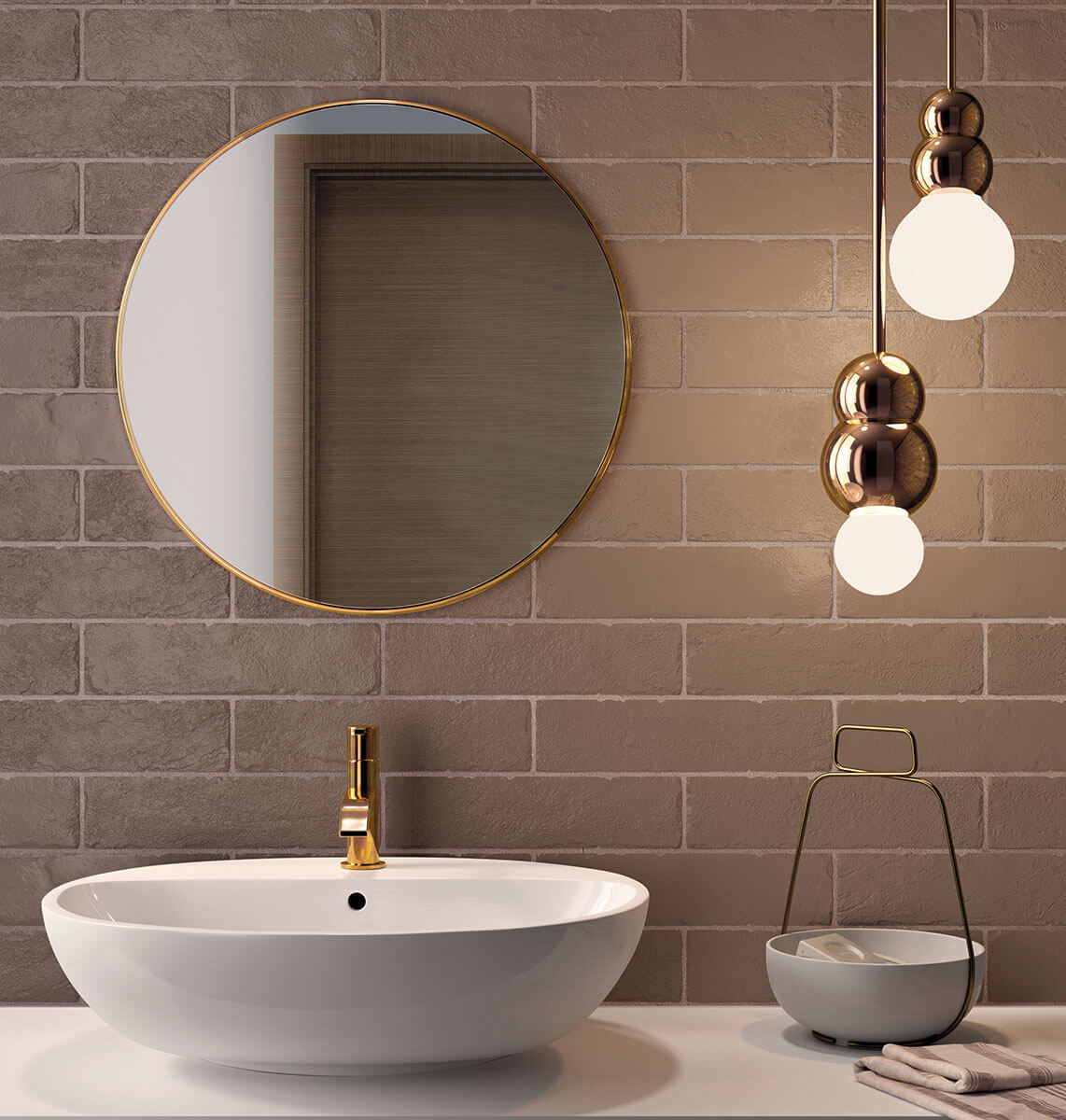 Brickstone Capella Putty 2"x10" Porcelain Tile - image 5
