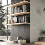 Cera Nero 2.5"x9.5" Matte Porcelain Tile - image 2