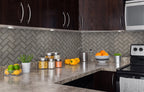 Champagne Glass Bevel Herringbone - image 3
