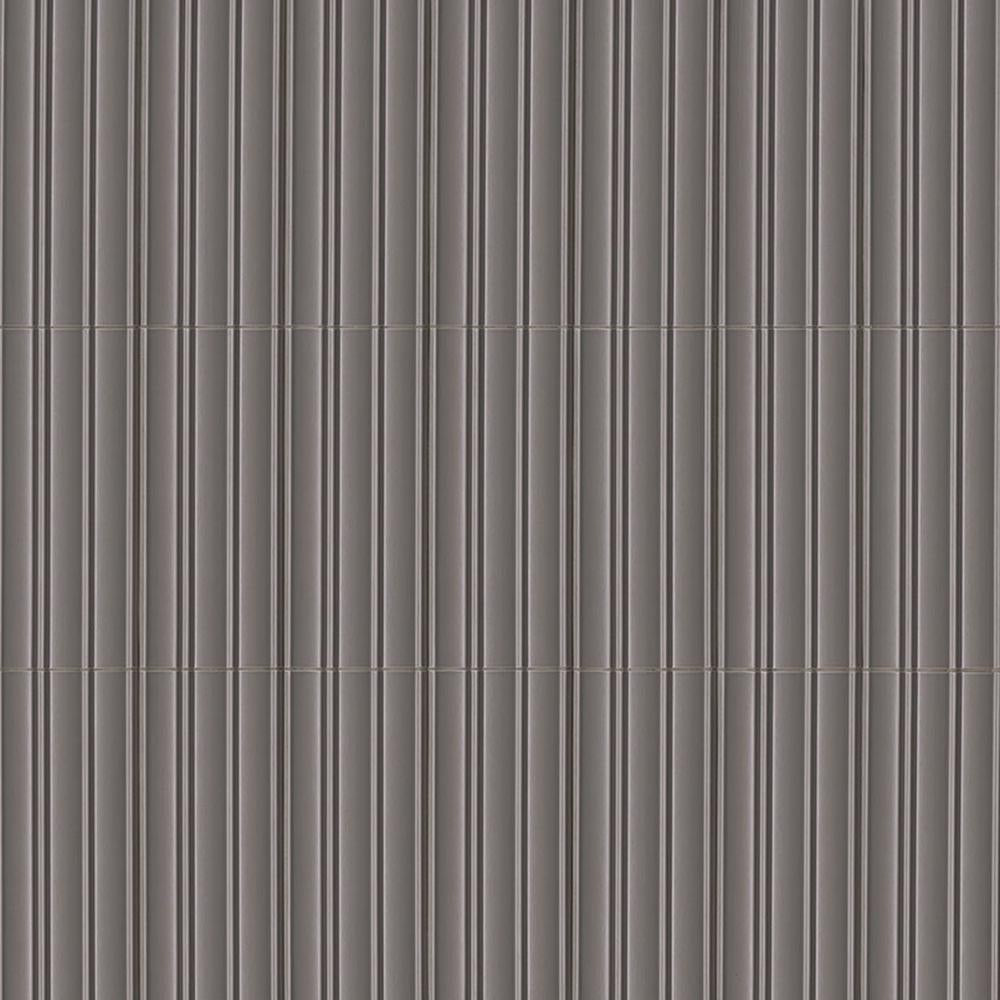 Folk Folk Charcoal 7" x 16" Satin Porcelain Tile - image 1