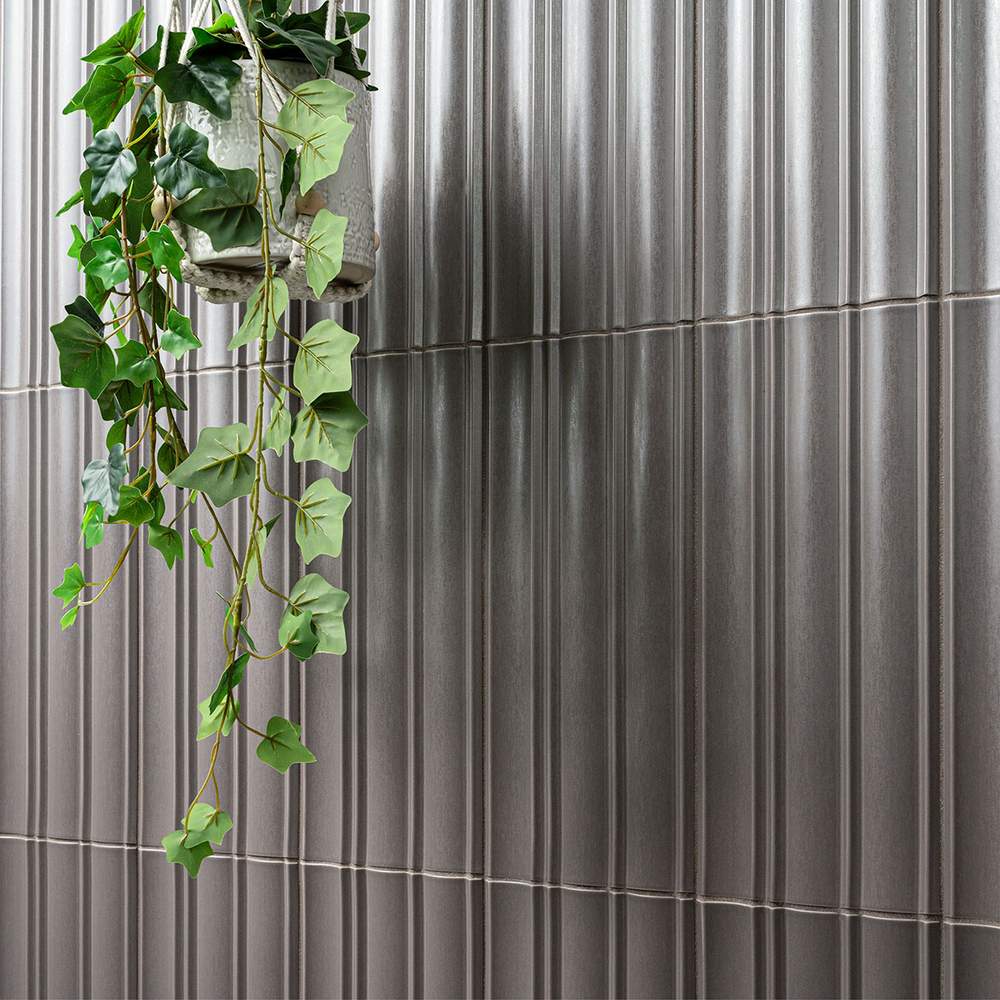 Folk Folk Charcoal 7" x 16" Satin Porcelain Tile - image 9