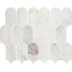 Coastline Avorio Saigon Honed Marble Mosaic - image 1