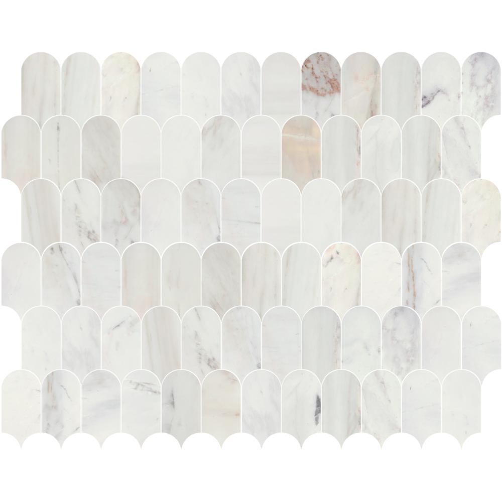 Coastline Avorio Saigon Honed Marble Mosaic - image 3