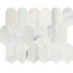 Coastline Avorio Saigon Honed Marble Mosaic - image 4