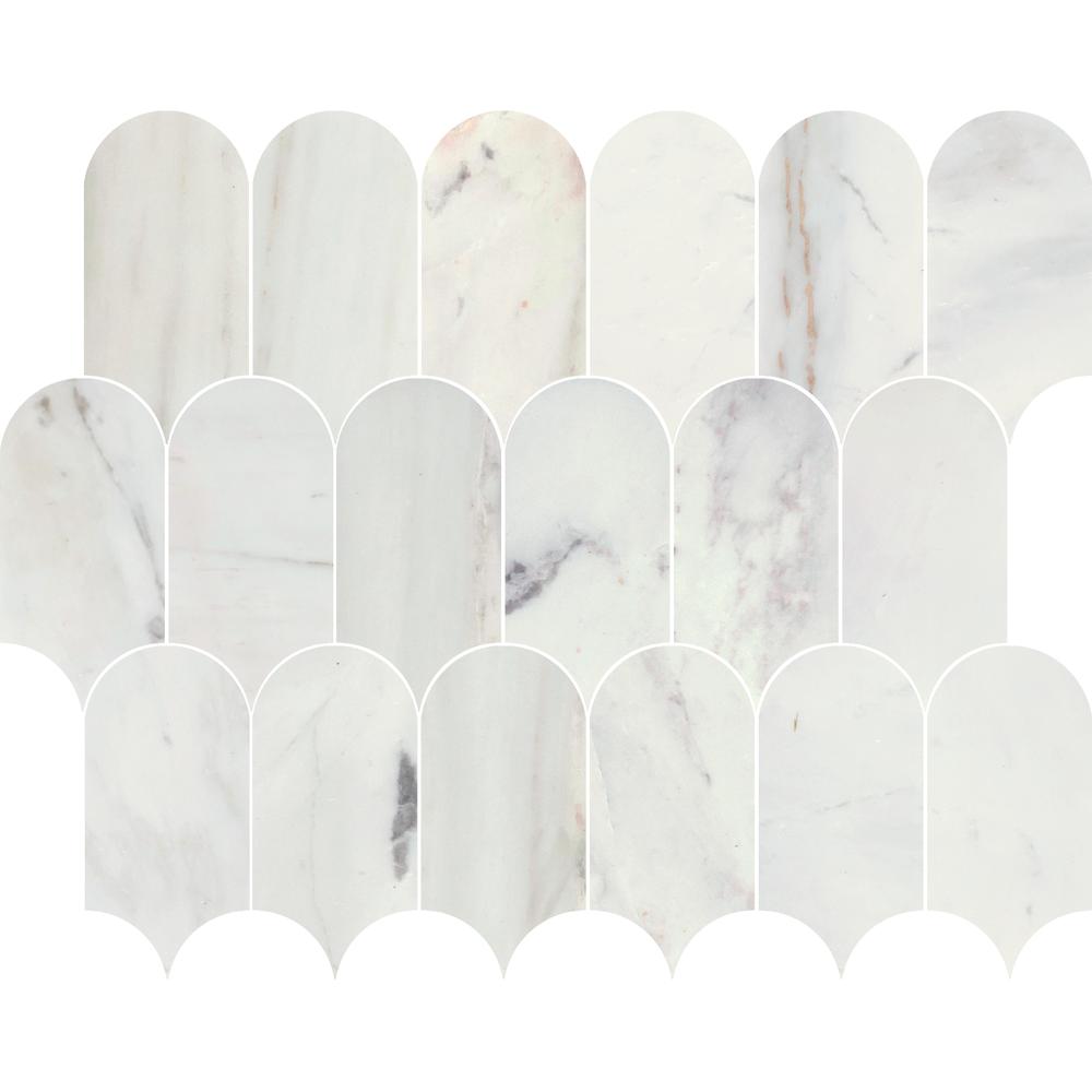 Coastline Avorio Saigon Honed Marble Mosaic - image 4