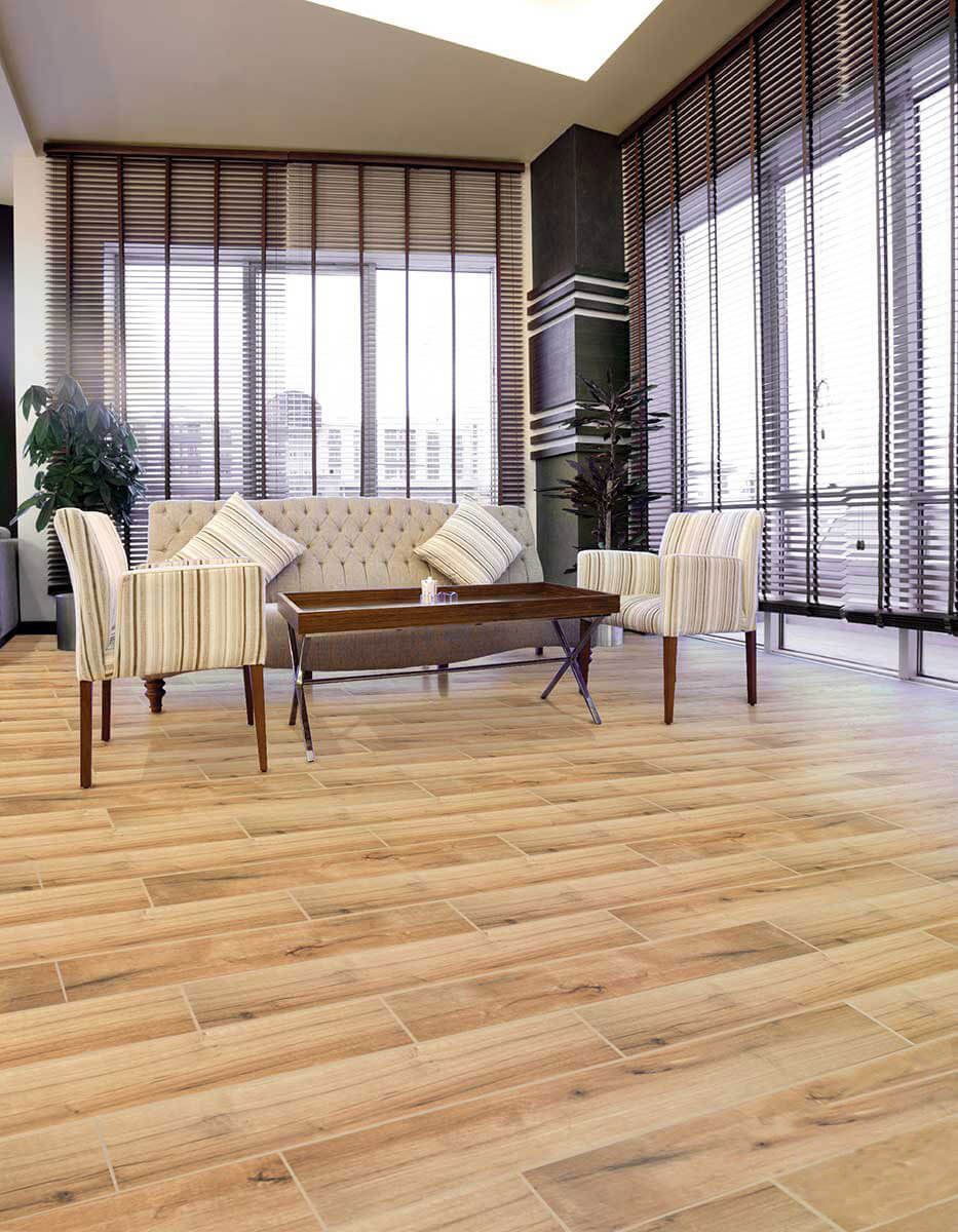Palmetto Cognac 6"x36" Matte Porcelain Tile - image 5