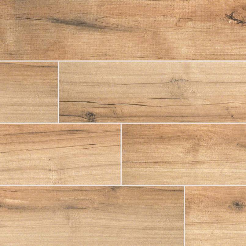 Palmetto Cognac 6"x36" Matte Porcelain Tile - image 1