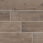 Cottage Brown 8"x48" Matte Porcelain Tile - image 1