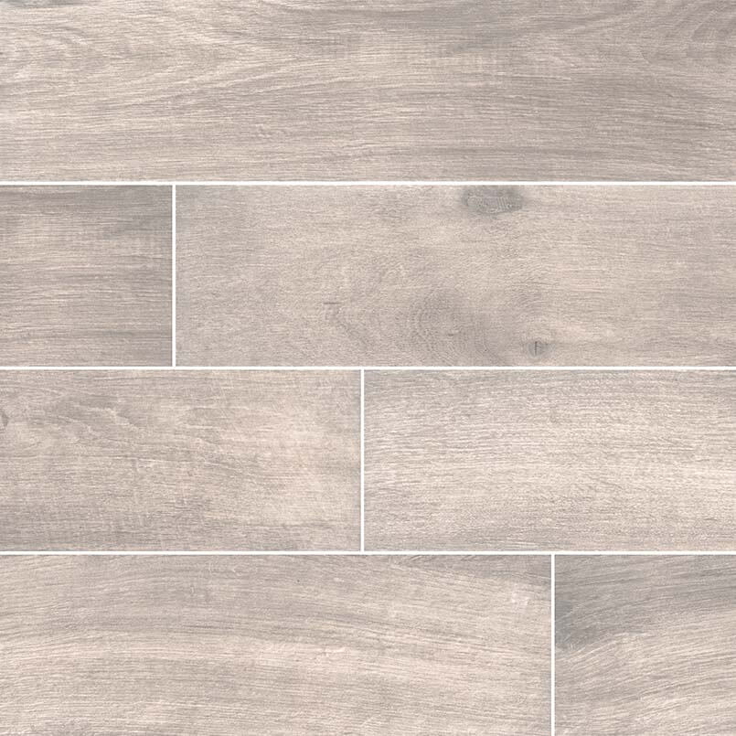 Cottage Smoke 8"x48" Matte Porcelain Tile - image 1