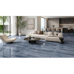 Cristallo Blue 24"x48" Polished Porcelain Tile