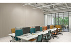 Painted Slat Panels Dusk Acoustic Slat Wall Panel 9.5" x 94.5" Misc MDF Tile - image 1