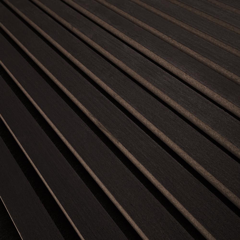 Standard Slat Panels Ebony Acoustic Wood Slat Panels 9.5" x 94.5" Misc Wood Tile - image 3