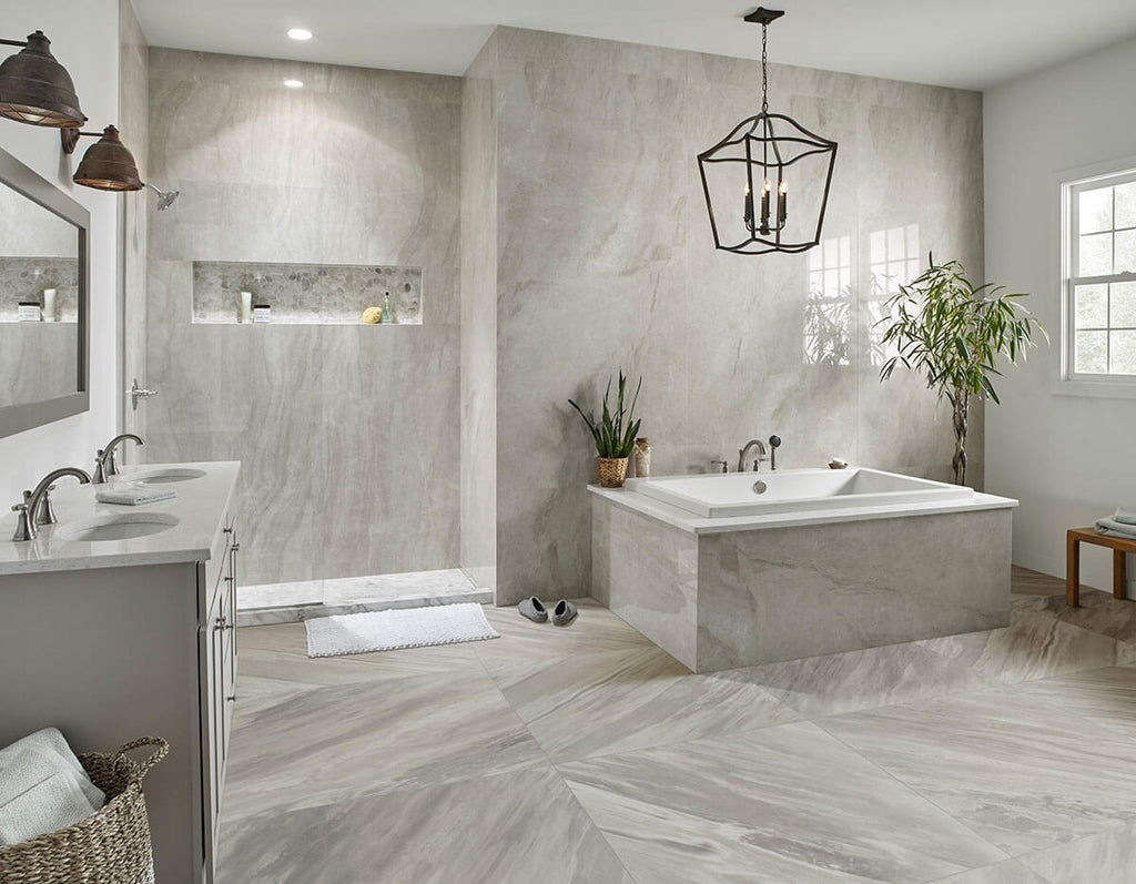 Eden Bardiglio Porcelain Tile - image 4