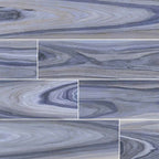 Dellano Exotic Blue 8"x48" Polished Porcelain Tile - image 1