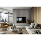 Standard Slat Panels Fog 24x48 Acoustic Wood Slat 9.5" x 94.5" Misc Wood Tile - image 2
