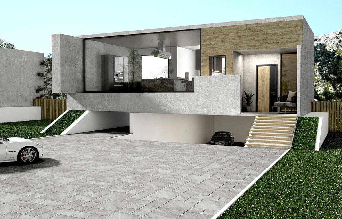 Fossil Snow 2CM Arterra Porcelain Paver - image 6
