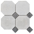 French Gris 6" Octagon w/ Noir Dot Tumbled - image 1