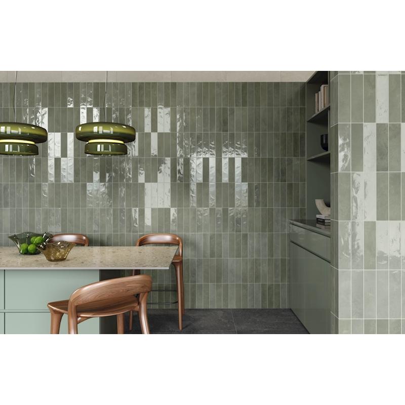 Glam Sage 2.5"x9.5" Porcelain Tile
