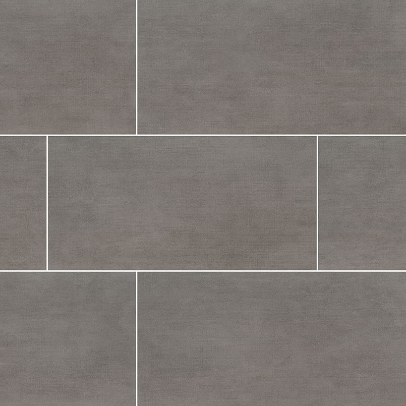Gridscale Graphite 12"x24" Matte Porcelain Tile - image 1