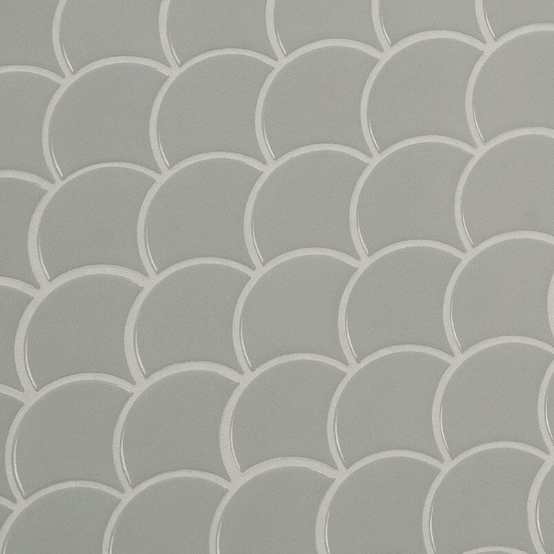 Grey Glossy Fish Scale - image 2