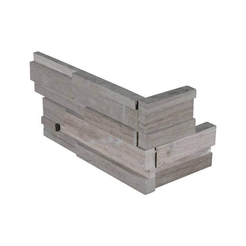 Grey Oak 3D Honed Ledger Panel