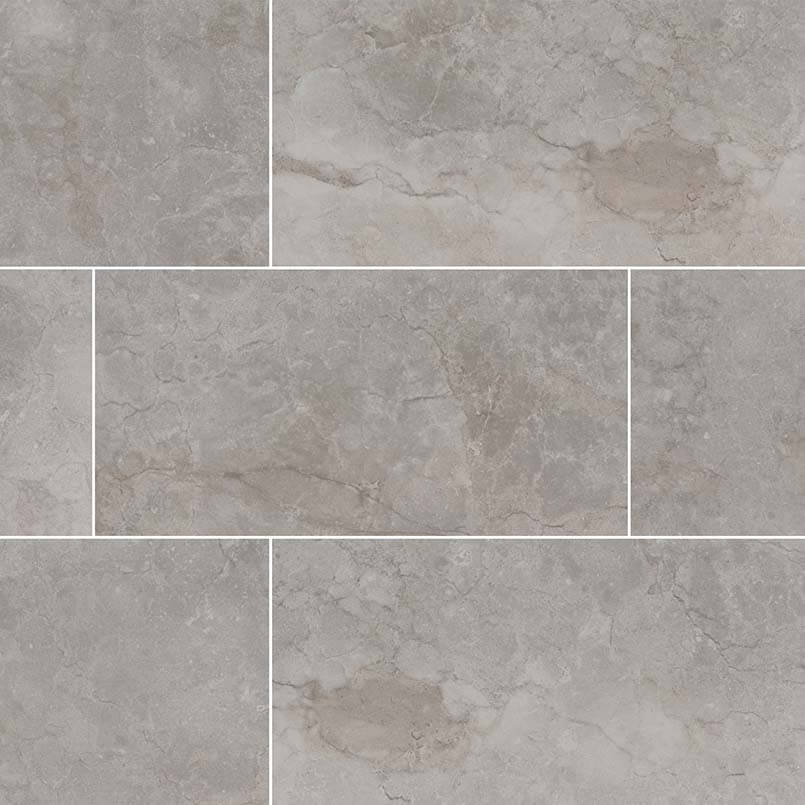 Essentials Ansello Grey 12"x24" Matte Porcelain Tile - image 1