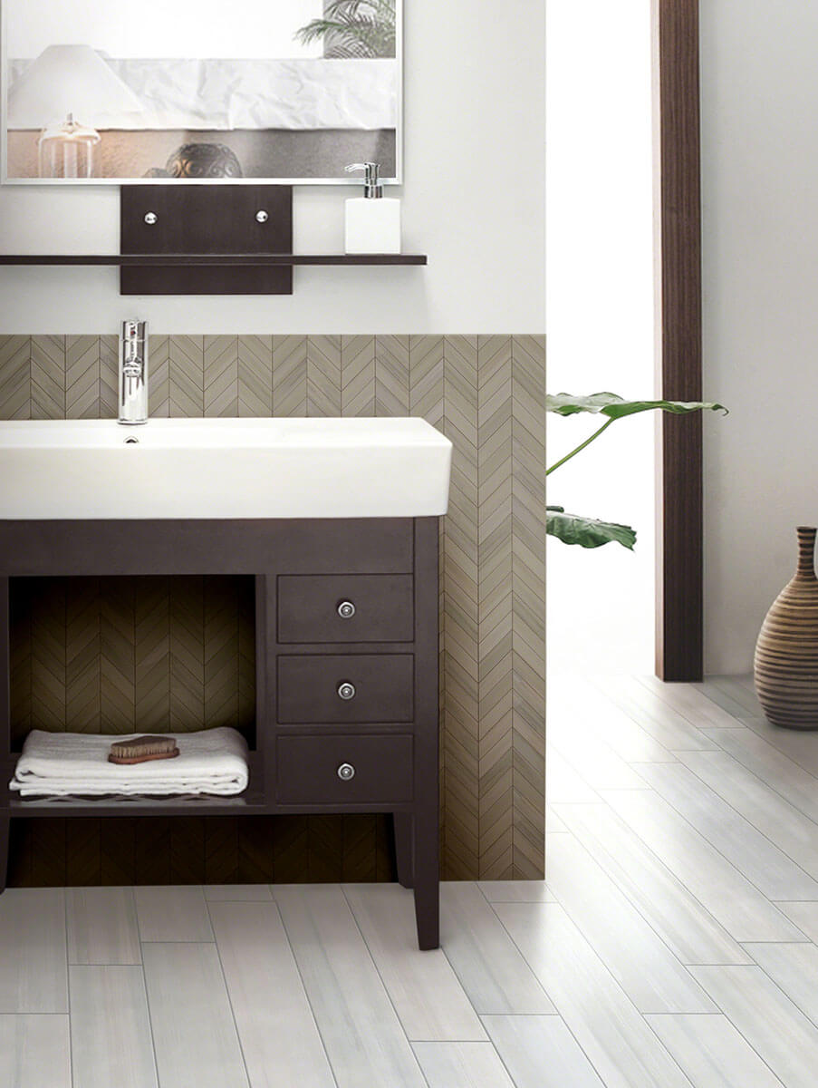 Watercolour Grigio Porcelain Tile - image 9