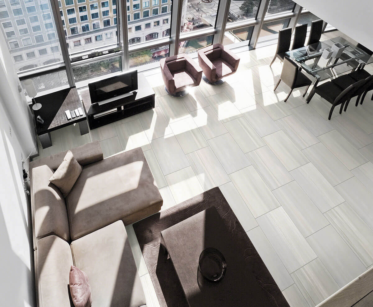 Watercolour Grigio Porcelain Tile - image 8