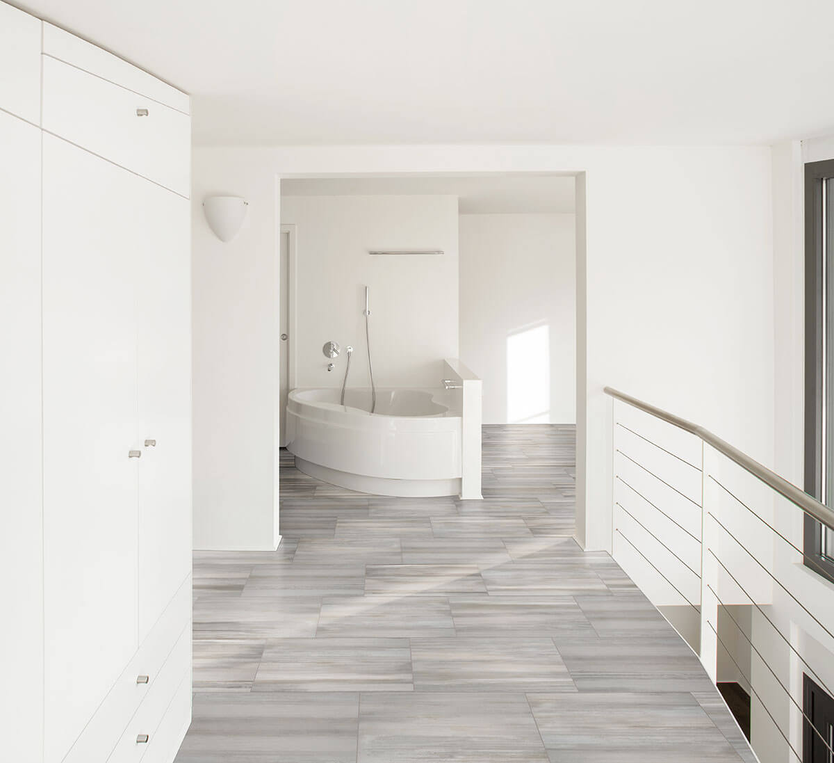 Watercolour Grigio Porcelain Tile - image 4
