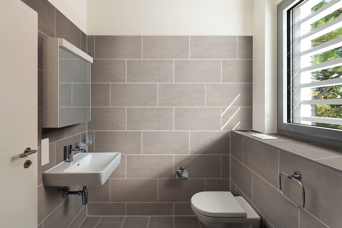 Gridscale Gris 12"x24" Matte Porcelain Tile - image 2