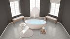 Hexley Dove 10" Matte Hexagon Porcelain Tile - image 8