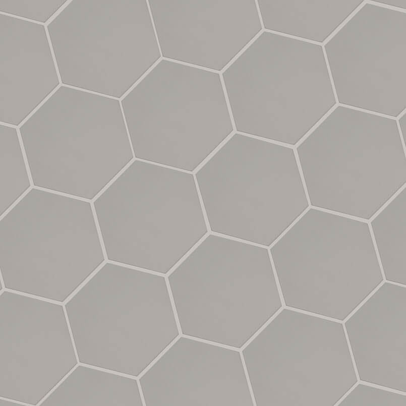 Hexley Dove 10" Matte Hexagon Porcelain Tile - image 3