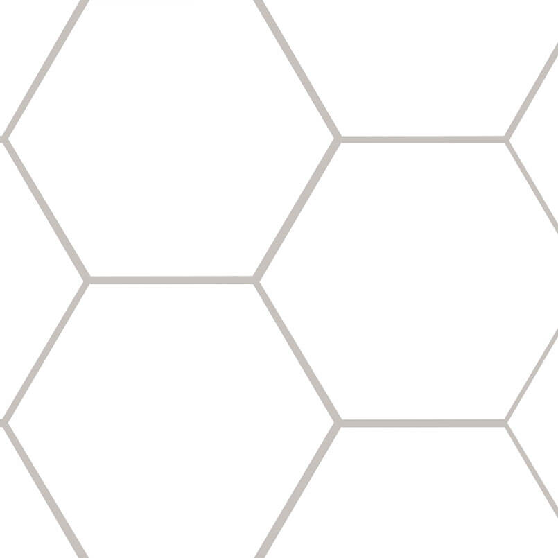 Hexley Ecru 10" Matte Hexagon Porcelain Tile - image 1