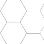 Hexley Ecru 10" Matte Hexagon Porcelain Tile - image 1