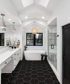 Hexley Graphite 10" Matte Hexagon Porcelain Tile - image 9