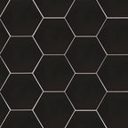 Hexley Graphite 10" Matte Hexagon Porcelain Tile - image 2