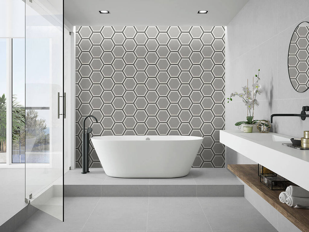 Hexley Hive 10" Matte Hexagon Porcelain Tile - image 7