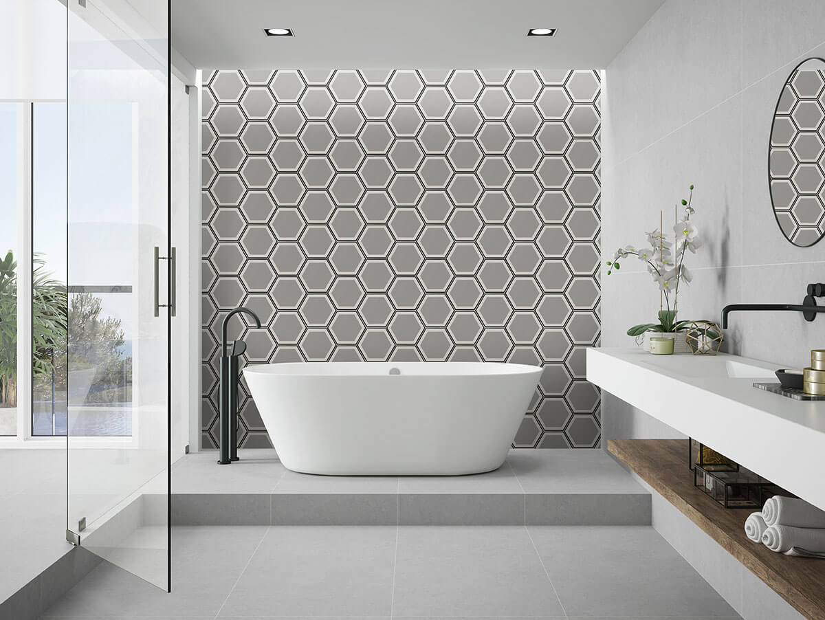 Hexley Hive 10" Matte Hexagon Porcelain Tile - image 7