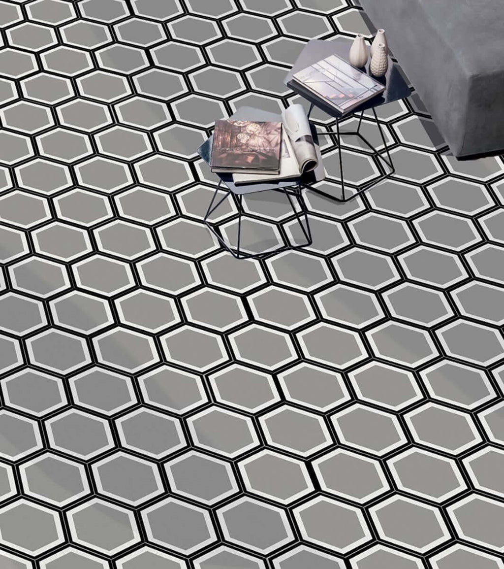 Hexley Hive 10" Matte Hexagon Porcelain Tile - image 5