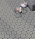 Hexley Hive 10" Matte Hexagon Porcelain Tile - image 5