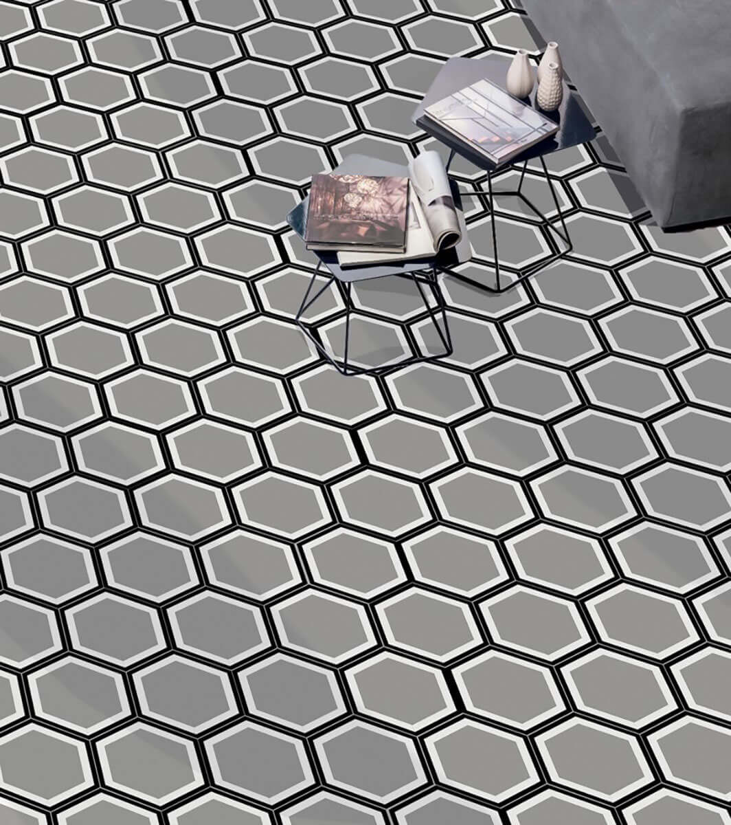Hexley Hive 10" Matte Hexagon Porcelain Tile - image 5