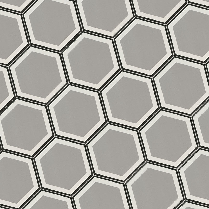 Hexley Hive 10" Matte Hexagon Porcelain Tile - image 3