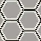 Hexley Hive 10" Matte Hexagon Porcelain Tile - image 1