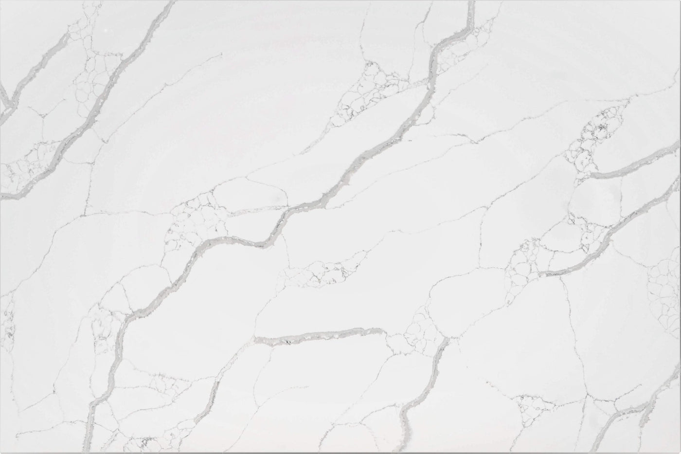 Statuario Wave Highland Stone Quartz slab