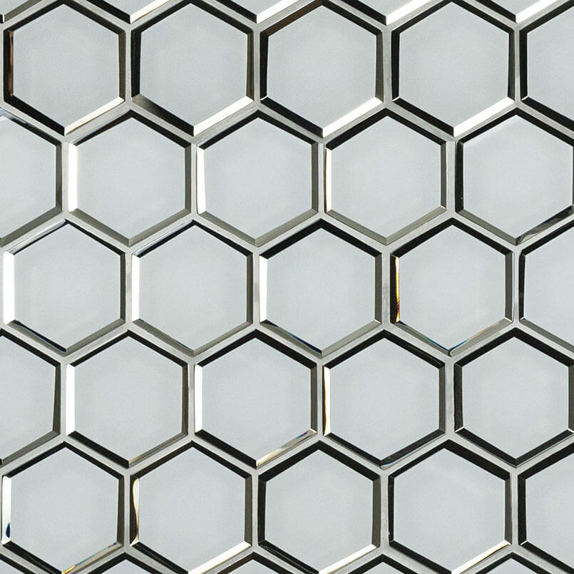 Ice Beveled 3" Hexagon - image 1